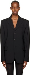 Nensi Dojaka Black Tailored Blazer