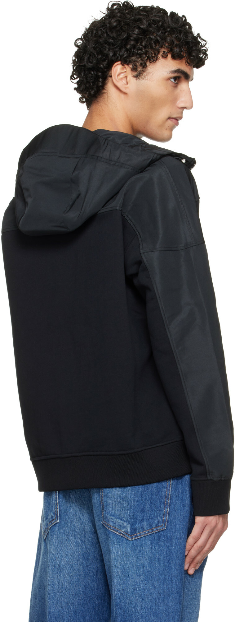 Givenchy Black Windbreaker Hoodie Jacket