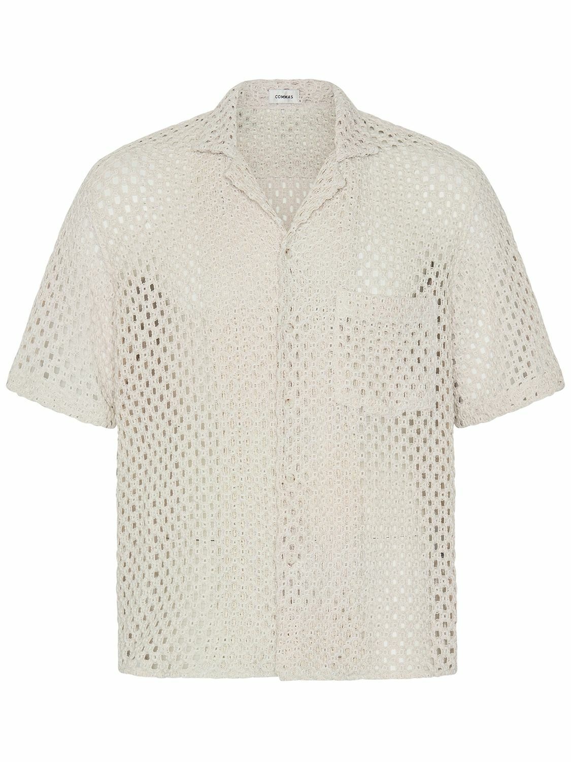 Photo: COMMAS Short Sleeve Macramé Shirt