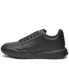 Alexander McQueen Men's Court Sneakers in Black/Black