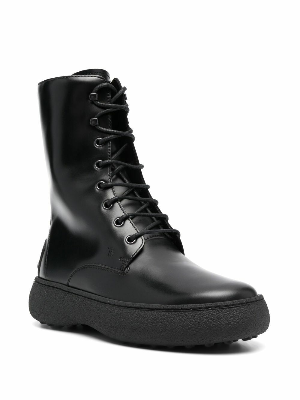 TOD'S - Leather Lace-up Boots