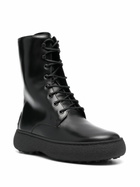 TOD'S - Leather Lace-up Boots