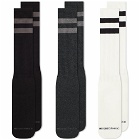 Neighborhood Men's Classic Sports Sock - 3 Pack in Multi