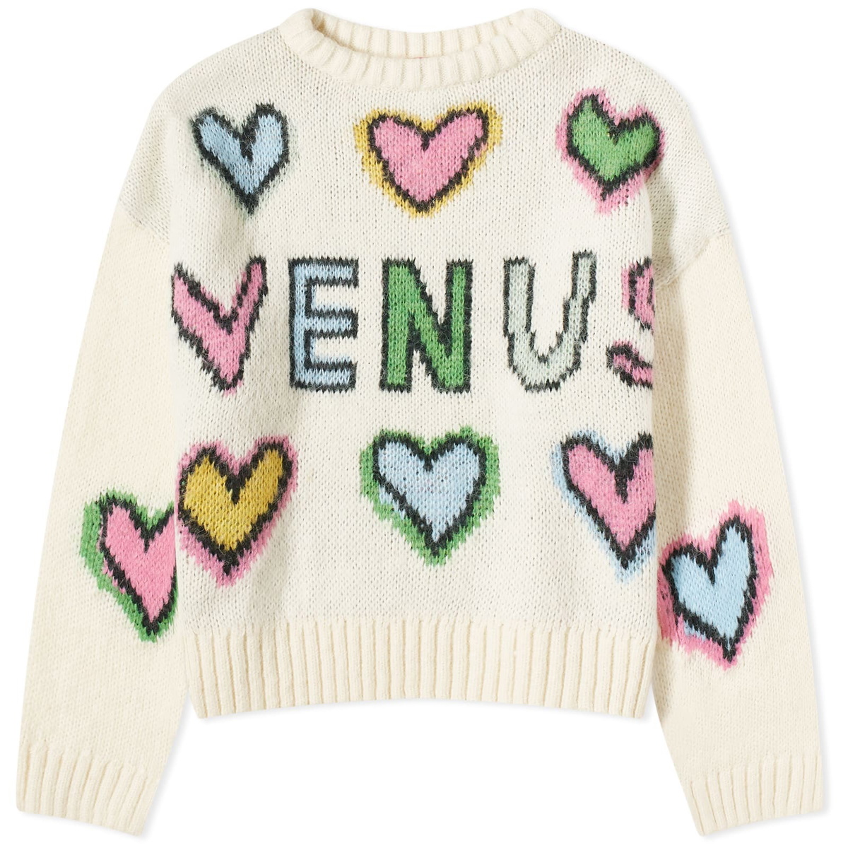 KITRI Women's Darina 'Venus' Oversized Knit Jumper in Ivory