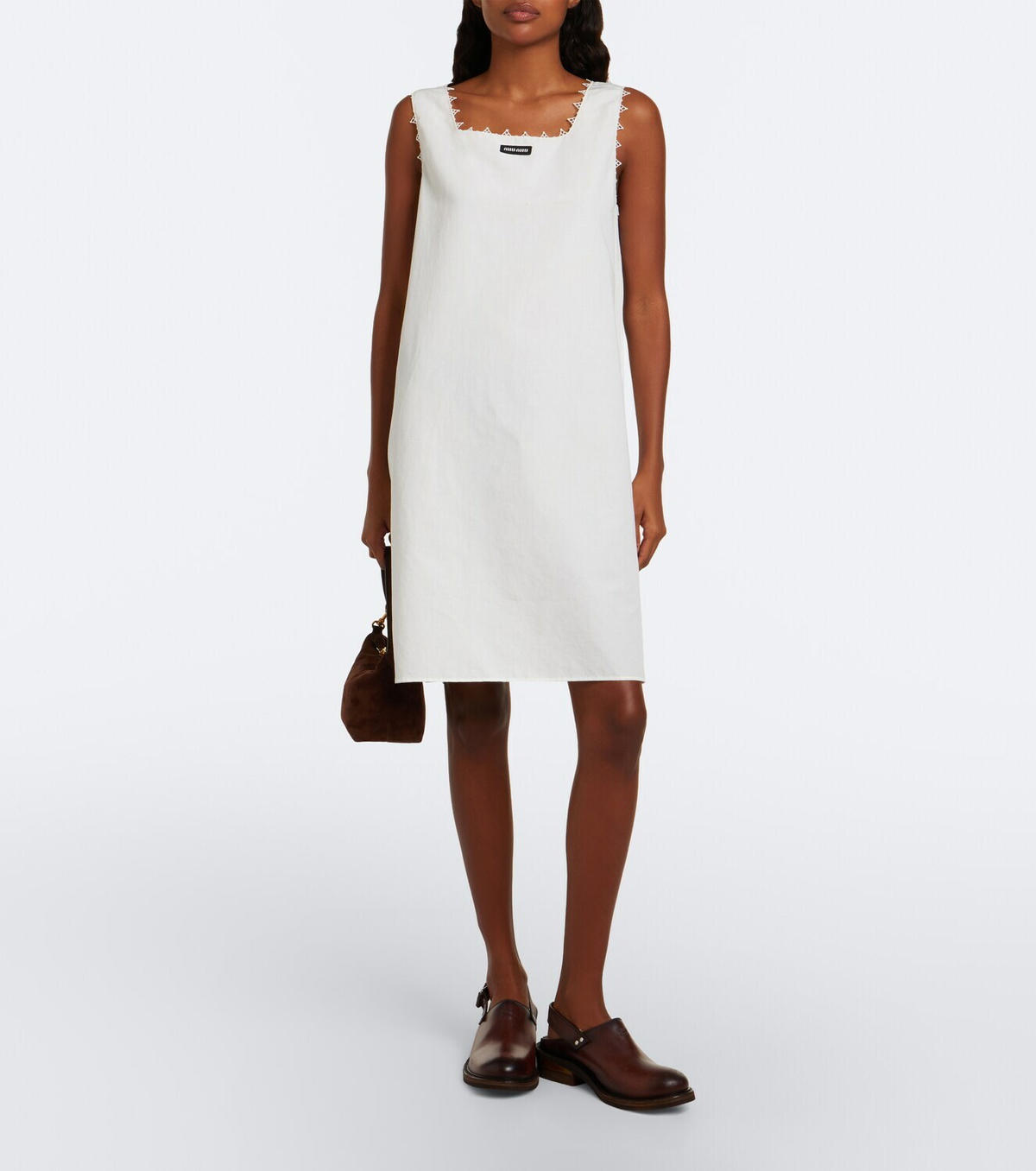 Miu Miu Spirit suede shoulder bag