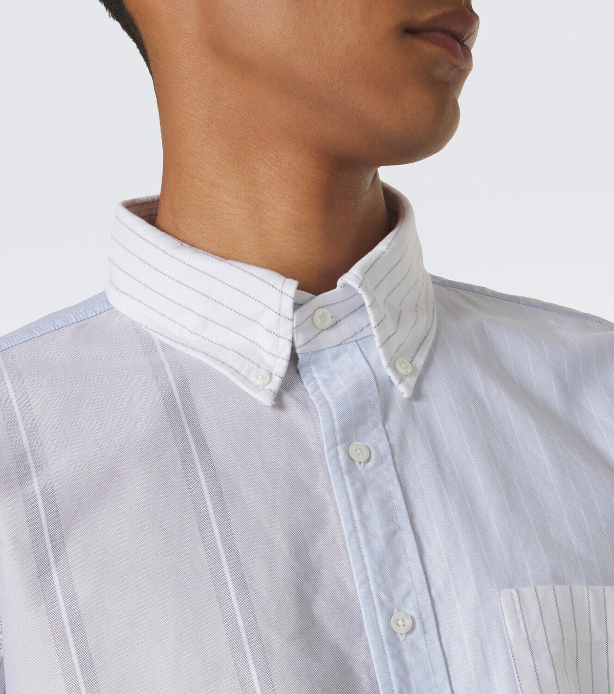 Thom Browne Striped cotton shirt