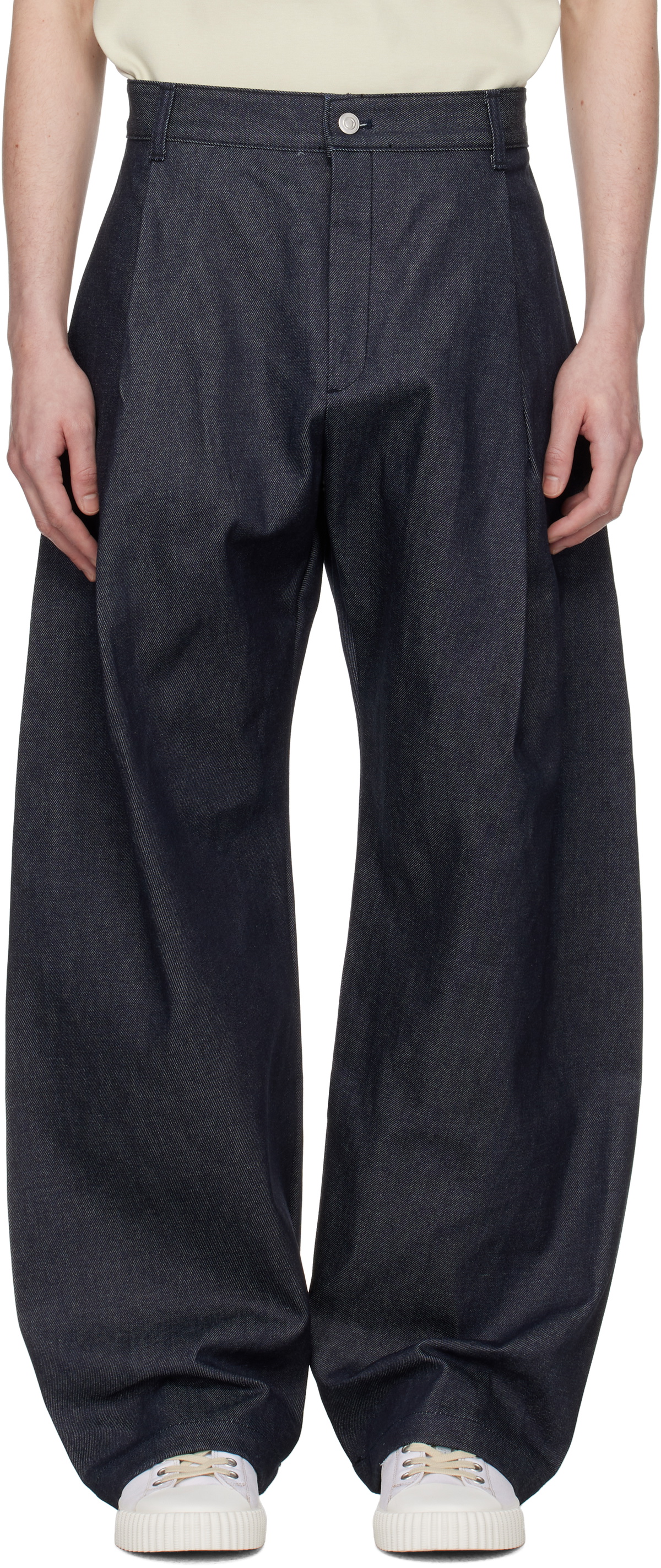 パンツ Seventh Denim 440 Bermuda Jeans Seventh Navy Denim 440 Bermuda Jeans Seventh