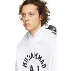 Marcelo Burlon County of Milan White Muhammad Ali Edition Ali Square Hoodie