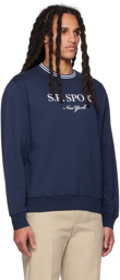 Sporty & Rich Blue 'S.R. Sport' Sweatshirt