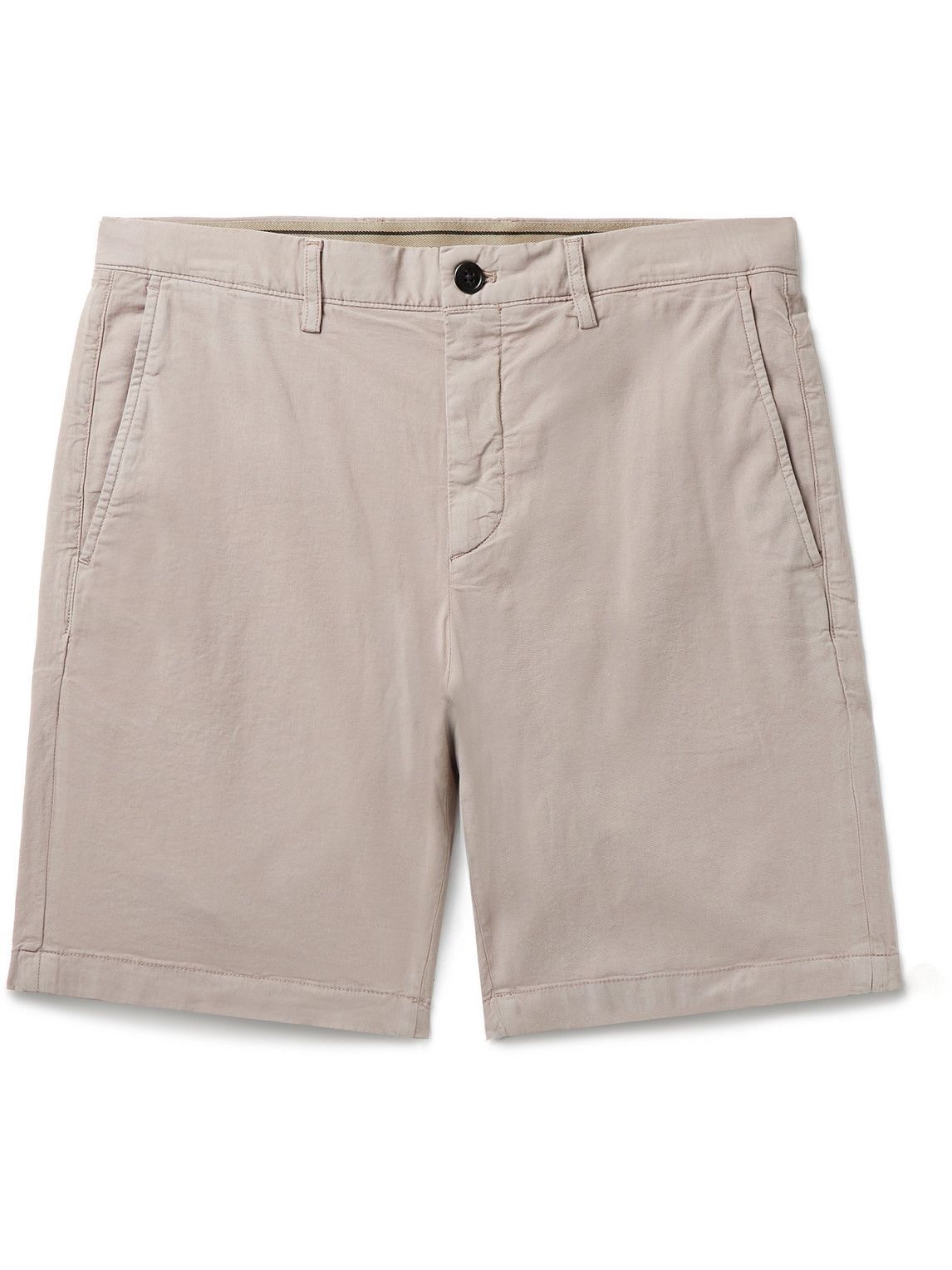 Straight-Leg Cotton-Twill Shorts