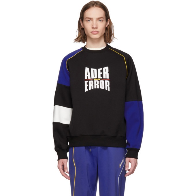 Photo: ADER error Black and Blue Form Logo Sweatshirt