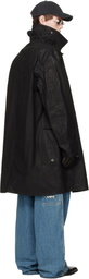 VETEMENTS Black Fireman Hooks Coat