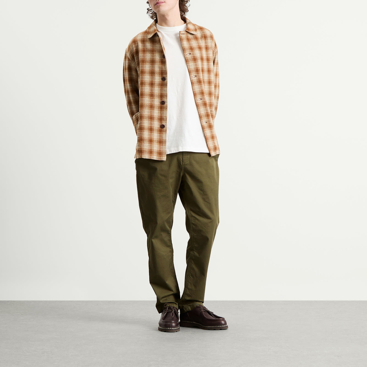 Kestin Men's Inverness Trousers in Olive Twill