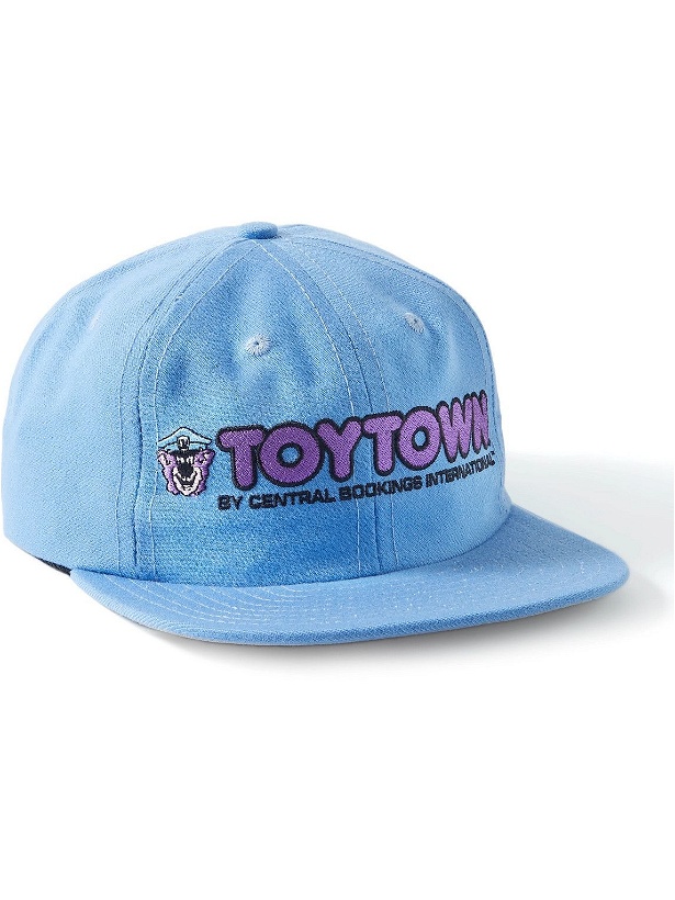 Photo: Central Bookings Intl™️ - Toytown Embroidered Cotton-Twill Baseball Cap