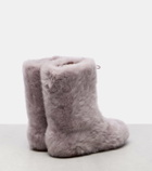 Loro Piana Quinn shearling ankle boots