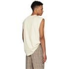3.1 Phillip Lim Off-White Reconstructed Muscle T-Shirt
