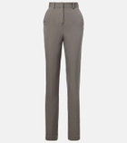 Calvin Klein Collection Lucia high-rise wool slim pants