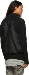 Boris Bidjan Saberi Black Leather Bag Vest