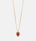 Saint Laurent Strawberry pendant necklace