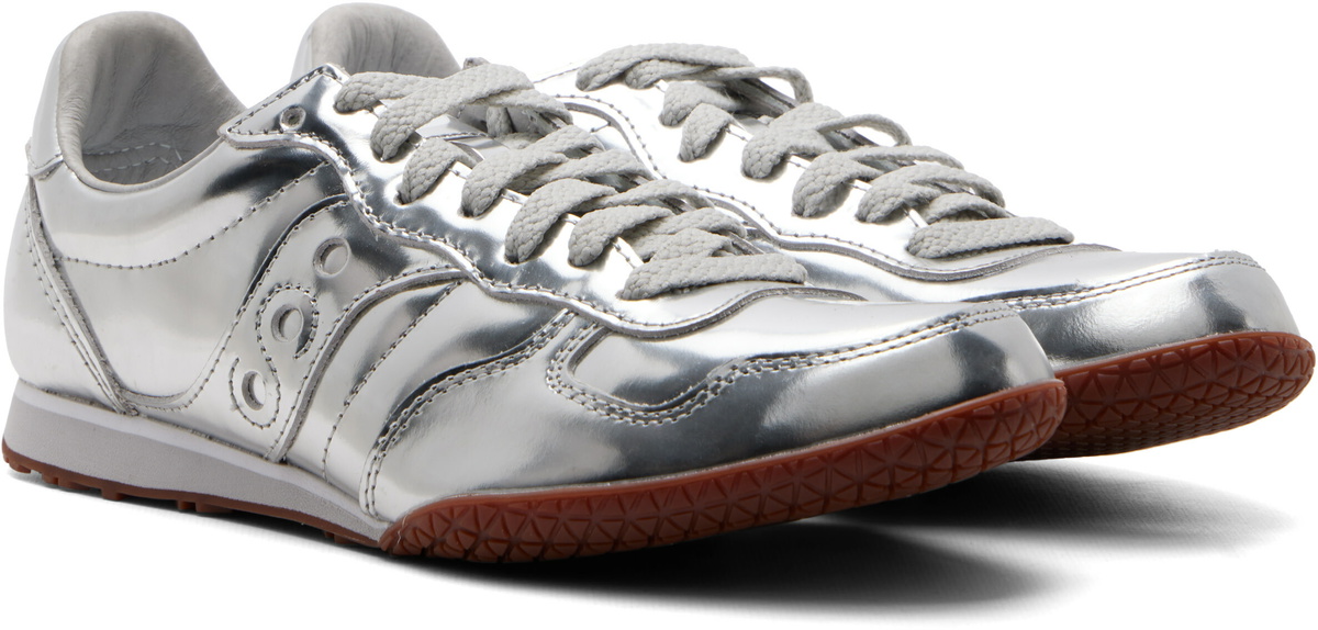 Saucony Silver Racer 80 Leather Sneakers