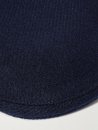 Anderson & Sheppard - Herringbone Wool-Tweed Flat Cap - Blue