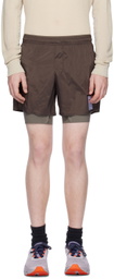 Satisfy Brown CoffeeThermal 8” Shorts