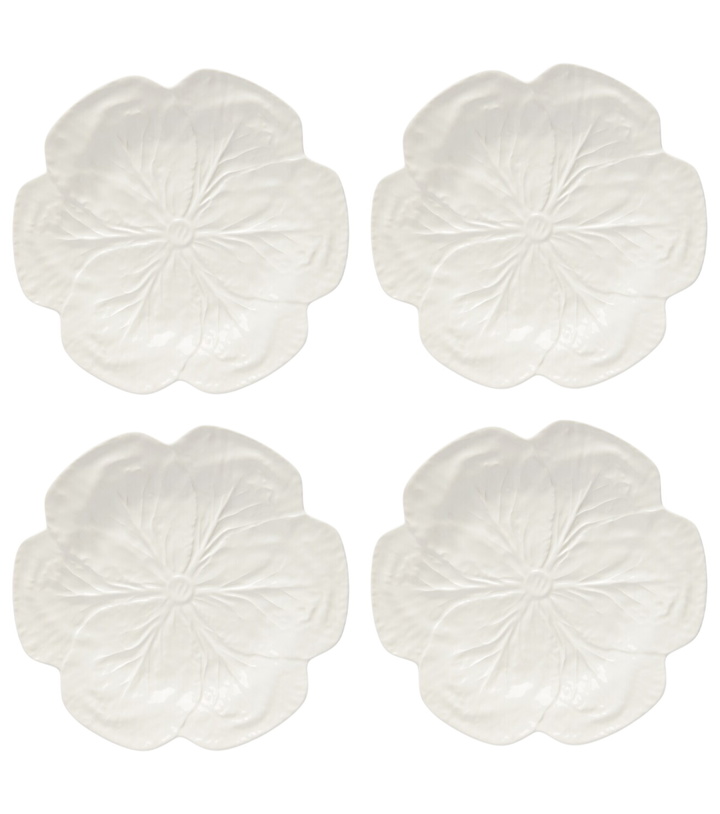 Photo: Bordallo Pinheiro Cabbage set of 4 ceramic dinner plates