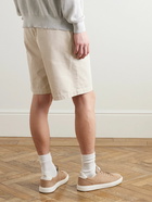 Brunello Cucinelli - Straight-Leg Cotton-Twill Bermuda Shorts - Neutrals