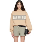 Fear of God ESSENTIALS Tan Classic Sweatshirt