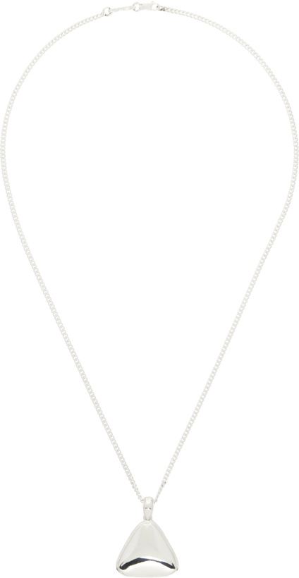 Photo: Pearls Before Swine Silver Blot Pendant Necklace