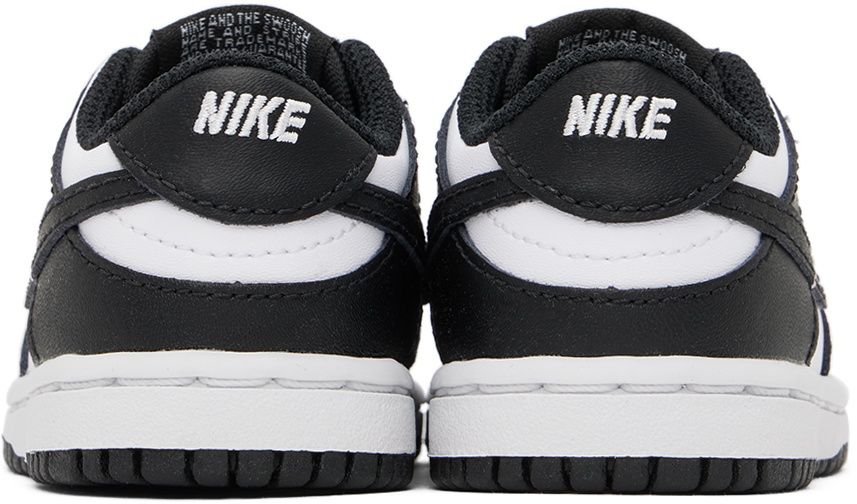 Nike Baby White & Black Dunk Low Sneakers Nike