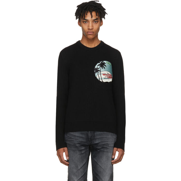 Saint Laurent Black Waiting For Sunset Sweater Saint Laurent