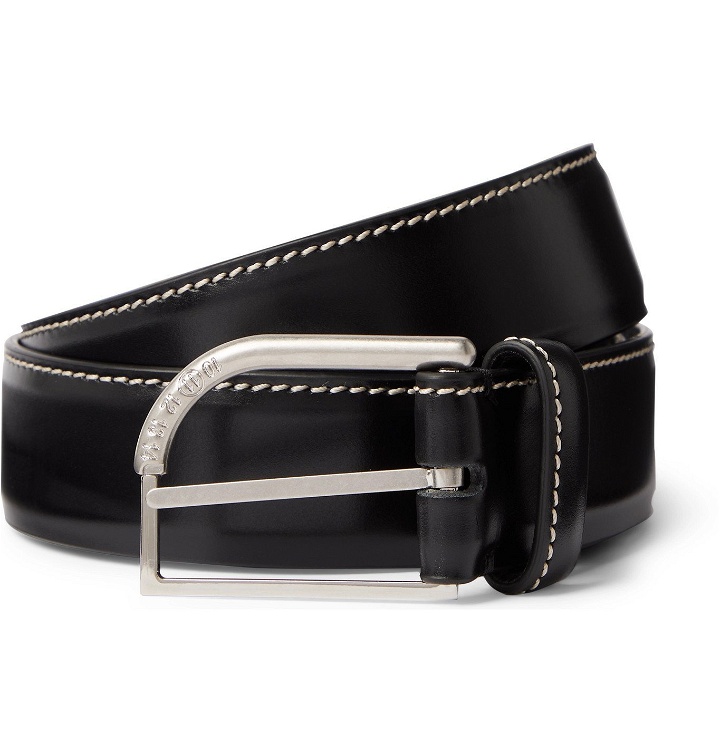 Photo: MAISON MARGIELA - 4cm Leather Belt - Black