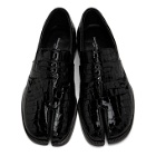 Maison Margiela Black Croc Tabi Advocate Loafers