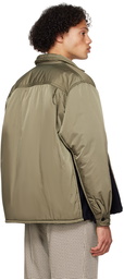 sacai Khaki Sports Mix Jacket