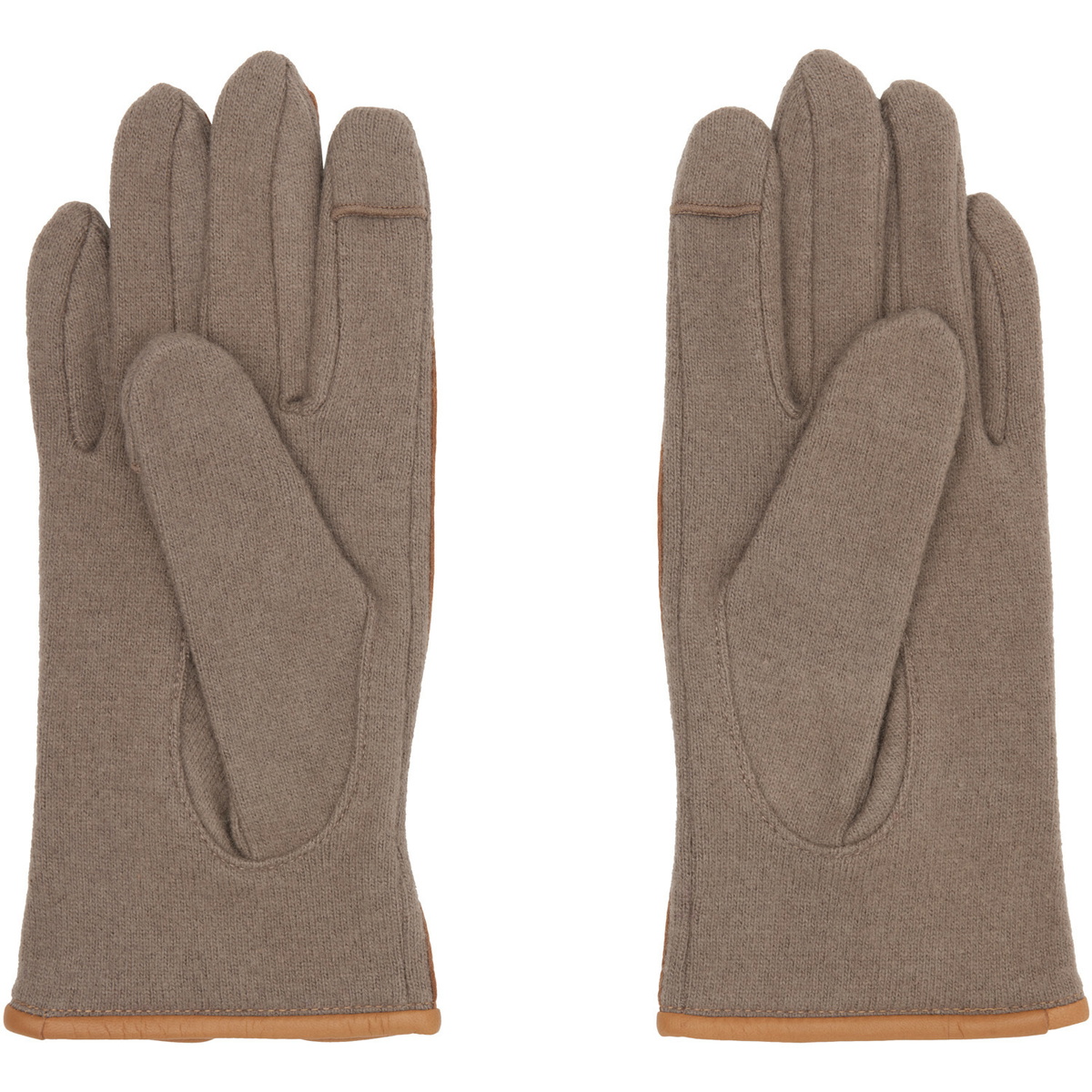 Vivienne Westwood Beige & Gray Leather Sheep Gloves