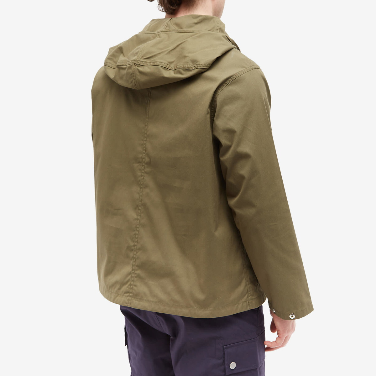 Nigel Cabourn Men's Strap Smock in Army Nigel Cabourn