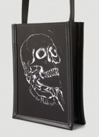 Mini Skull Crossbody Bag in Black