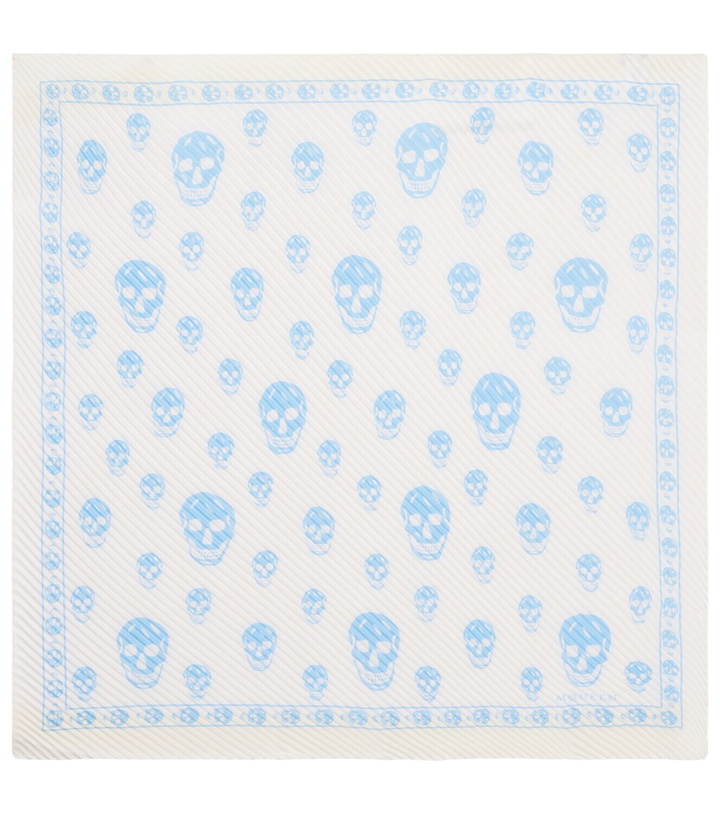 Photo: McQueen Skull silk scarf