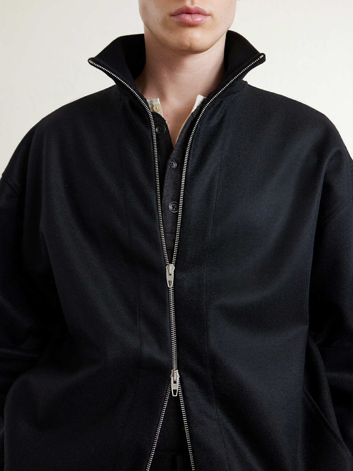 Jil Sander - Wool-Felt Jacket - Black