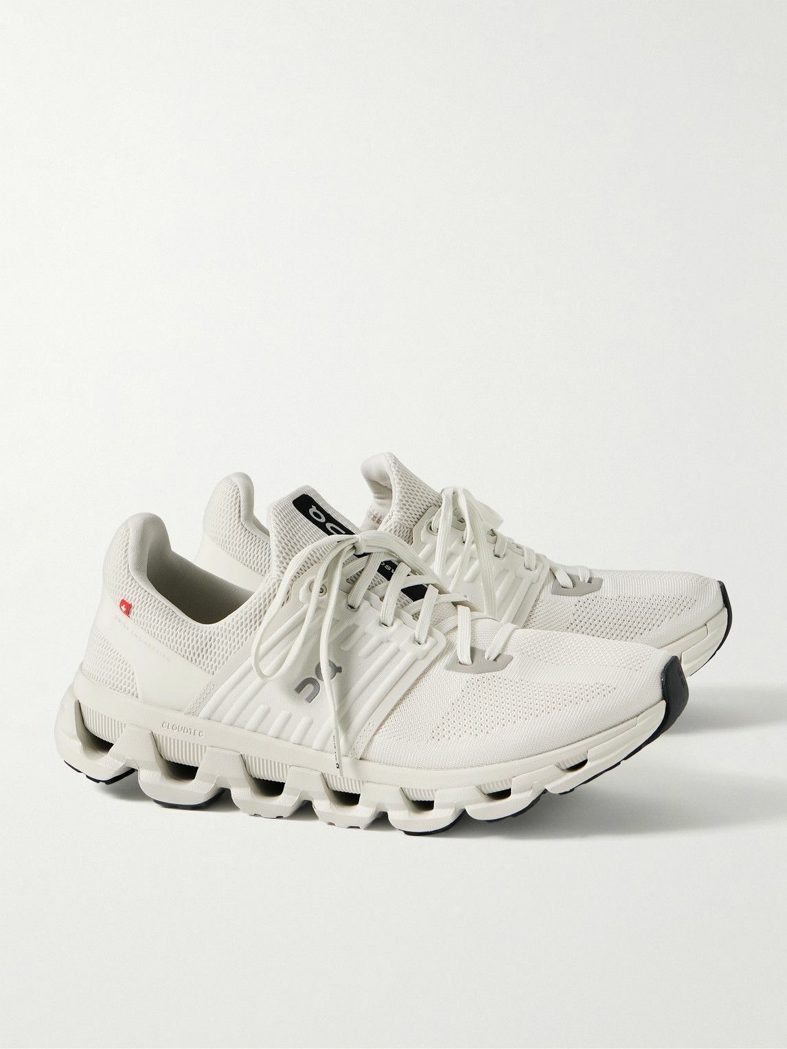 ON - CloudSwift 3 AD Rubber-Trimmed Stretch-Knit Running  display picture 2