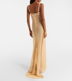 Balenciaga Sheer maxi dress