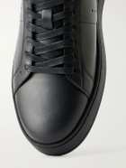 J.M. Weston - On Time Leather Sneakers - Black