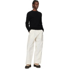 Moncler Black Matt Crewneck Sweater