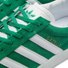 Adidas Men's Gazelle 85 Sneakers in Green/White/Gold