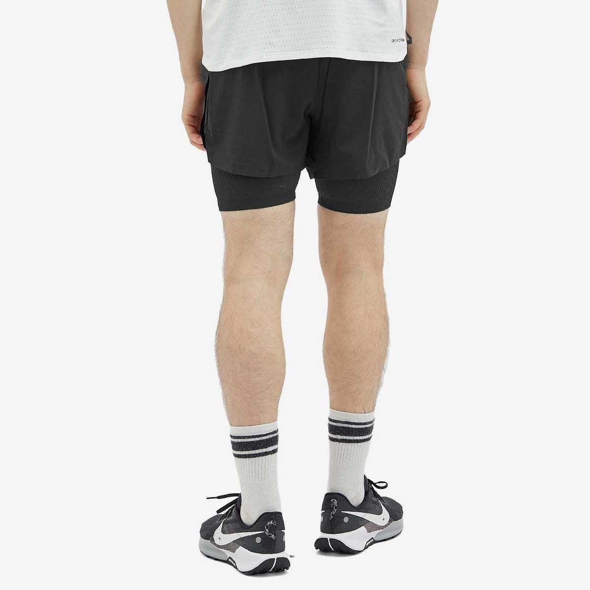 Nike Running Men's Aeroswift 4 Inch Short in Black/Summit White