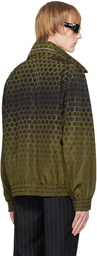 Dries Van Noten Khaki Graphic Jacket