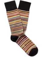 Paul Smith - Striped Cotton-Blend Socks