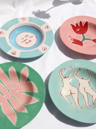 LAETITIA ROUGET Multicolour To The Moon And Back Dinner Plate Set