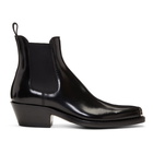 Calvin Klein 205W39NYC Black Western Chris Abrasivato Chelsea Boots